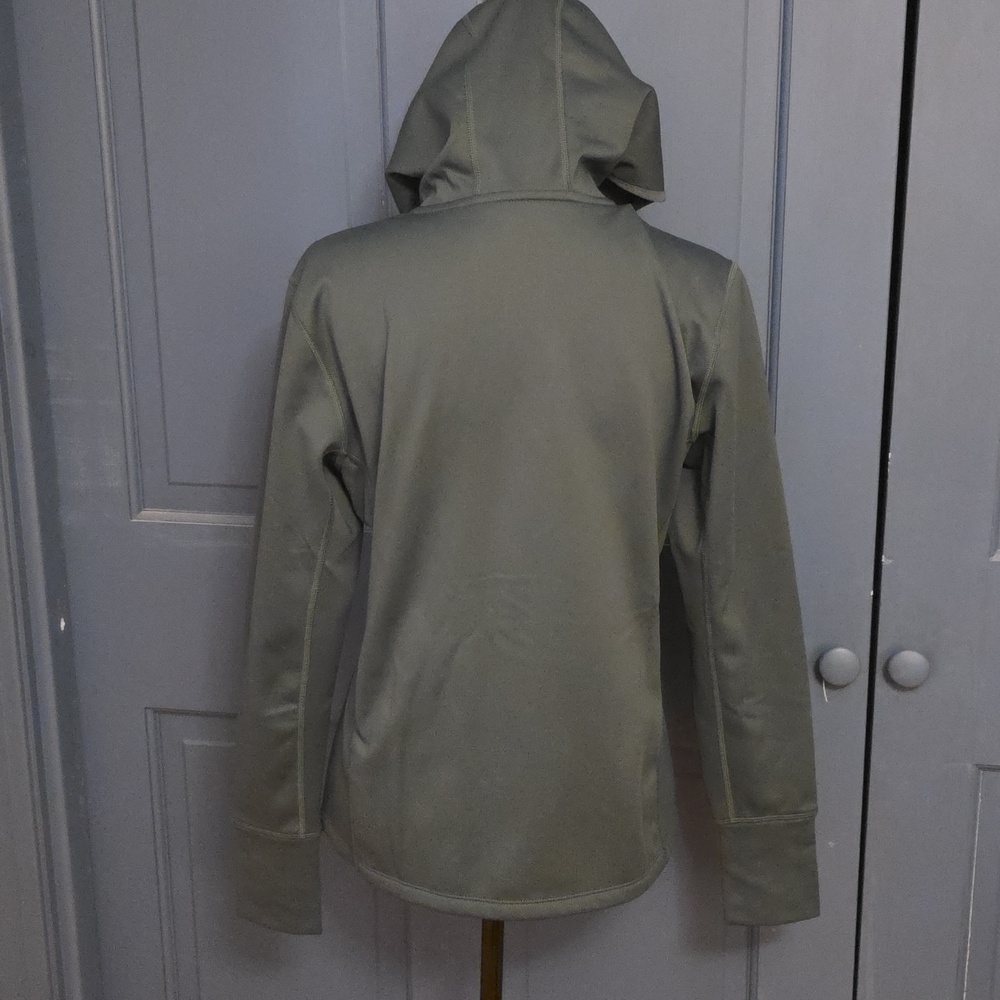 NWOT Stoic Forest Green Full Zip Fleece Hoodie Tag Sz Large - Picture 5 of 9